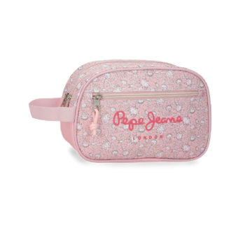 Neceser Triple Mia Rosa Claro Totto frontal