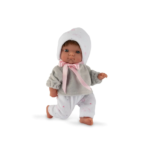 Nené Conjunto Gris y Blanco muñeco