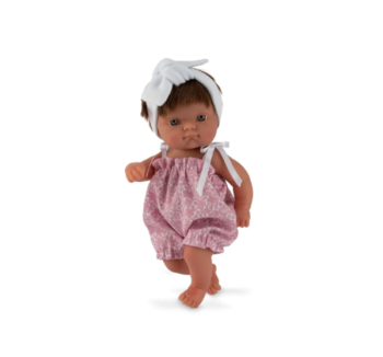 Nené Conjunto Flores Rosas muñeco