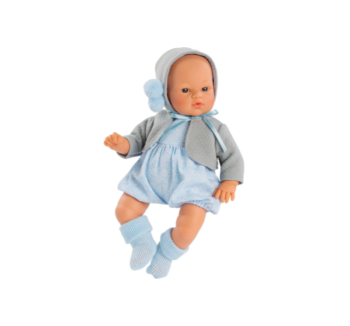 Koke Ranita Celeste con Chaqueta Punto Gris