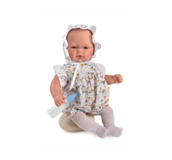 Oli Ranita Flores Grises y Rosas 30 cm ASI