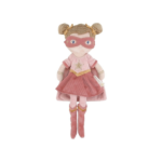 Muñeca Blandita Rosa Superheroína Little Dutch