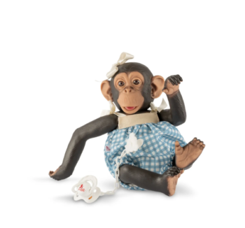 Nilo El Chimpancé Colección Noel muñeco reborn 32 cm vinilo