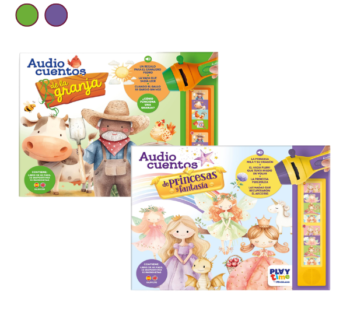 Proyector Audiocuentos Imagiland en los dos modelos