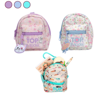 Minimochilas para Colgar en Bolsos TopModel con set de notas