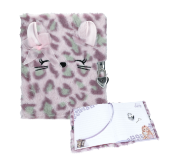 Producto: Diario con Candado Cosy Cat Lila TopModel peluche gato