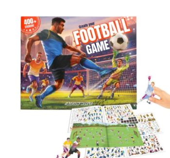 Producto: Cuaderno de Pegatinas Create Your Football Game fútbol