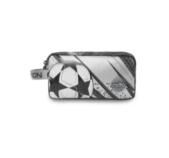 Portatodo doble fútbol Totto con estampado deportivo y cremalleras