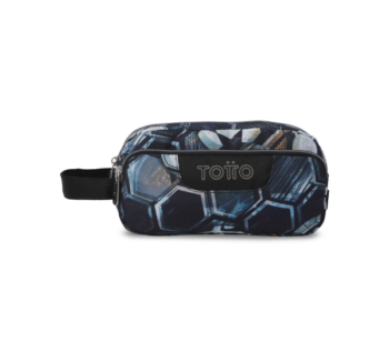 Portatodo doble Tiza Totto con tres compartimentos escolares