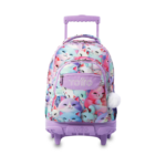 Mochila escolar con ruedas Gatos Kawaii Totto diseño adorable