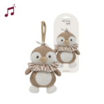 Peluche Musical Penguin Praliné Moka Walking Mum