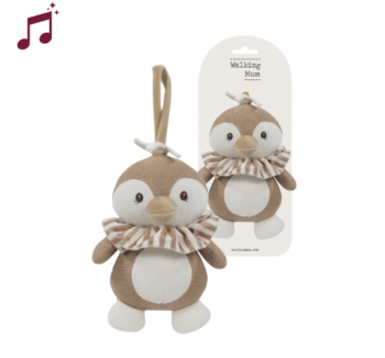 Producto: Peluche Musical Penguin Praliné Moka Walking Mum