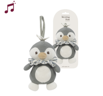 Producto: Peluche Musical Penguin Praliné Matcha Walking Mum para bebé