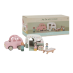 Set Coche y Caravana de Madera FSC Little Dutch