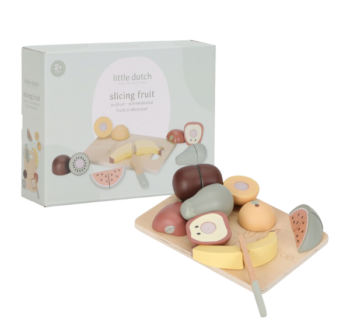 Juego de Frutas para Cortar de Madera FSC