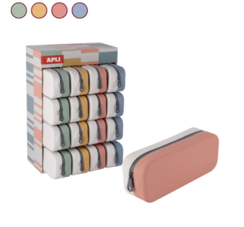 Estuche de Silicona Bicolor Nude APLI en todos los modelos