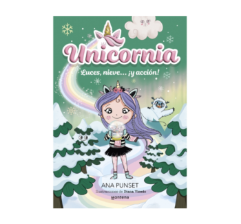 Unicornia 14 Luces nieve acción libro infantil