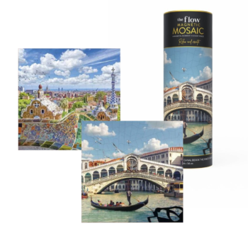 Producto: Puzzle Magnético Flow Mosaic 300 Piezas sin marco en los dos modelos