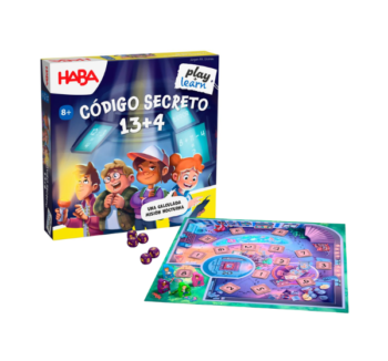 Código secreto 13+4 Juego de Cálculo Mental con tablero y dados