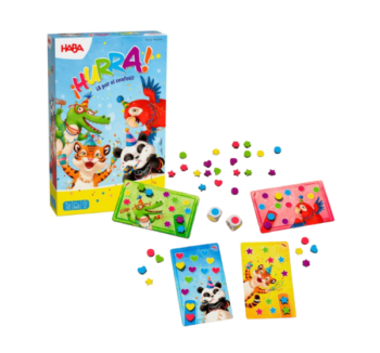 Producto: ¡HURRA! Juego de Cartas con fichas de confeti de colores