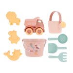 Set de Juguetes de Playa Mermaid Cats con cubo y accesorios