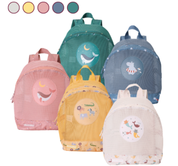 Mochila Infantil Antiarena Monneka para playa y piscina en 5 modelos