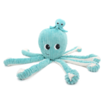 Peluche Pulpo con Bebé Ptipotos Azul