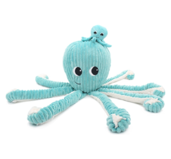 Librerías Campoamor - Librería Campoamor Producto: Peluche Pulpo con Bebé Ptipotos Azul