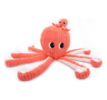 Librerías Campoamor - Librería Campoamor Producto: Peluche Pulpo con Bebé Ptipotos Coral