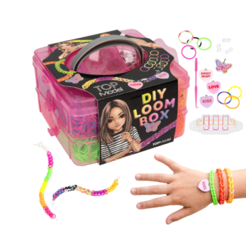 Set de Gomas para Pulseras Loom Box TopModel completo
