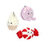 Accesorio kawaii TopModel para mochilas infantiles de peluche en los 3 modelos