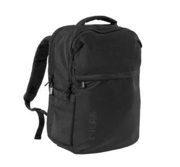 Mochila 5 Cremalleras 25L MILAN Shadow Negra
