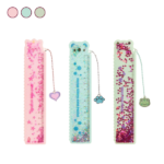 Regla Glitter 15cm con Colgante Back2Fun en los 3 modelos