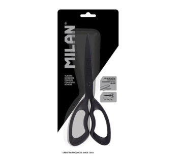 Blíster Tijeras de Oficina 20cm MILAN Shadow Negro