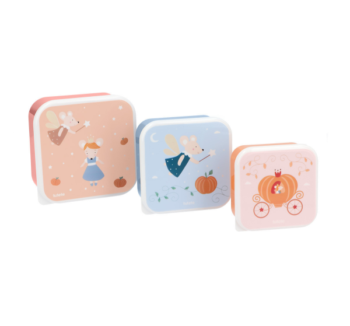 3 Cajas Almuerzo Mouse Fairies Tutete