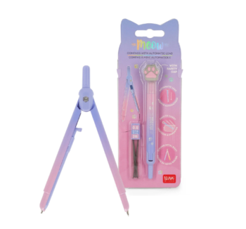 Compás con Mina Automática Meow Legami