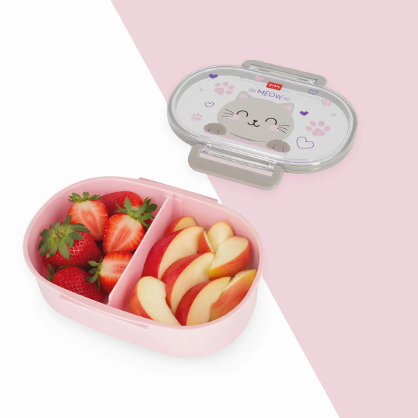 Fiambrera para Merienda Kitty Legami - Librería Campoamor Caja almuerzo Kitty Legami