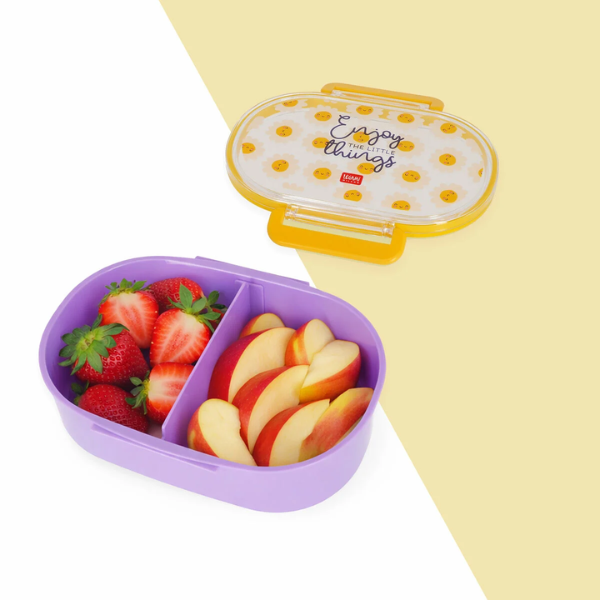 Fiambrera para Merienda Daisy Legami - Librería Campoamor Fiambrera con separador Legami