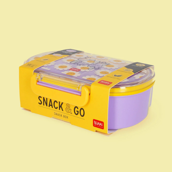 Fiambrera para Merienda Daisy Legami - Librería Campoamor Fiambrera para colegio Daisy