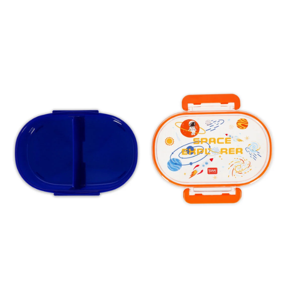 Fiambrera para Merienda Espacio Legami - Librería Campoamor Fiambrera azul marino Legami