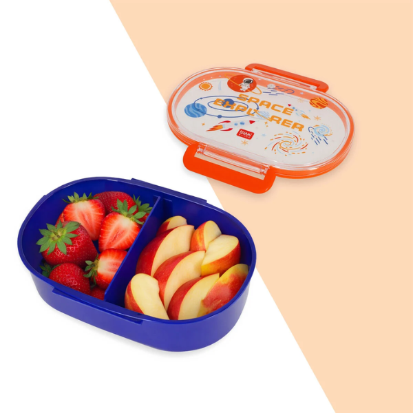 Fiambrera para Merienda Espacio Legami - Librería Campoamor Lunch box espacial para niños