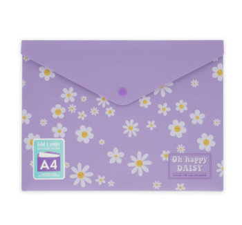 Carpeta para Documentos A4 Daisy Legami con diseño floral Daisy