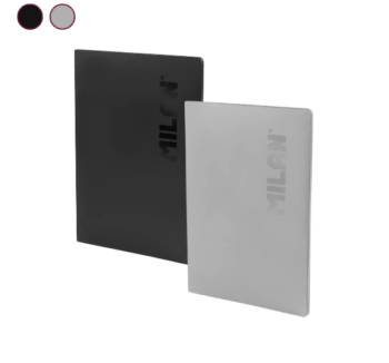 Libreta MILAN Shadow A4 con papel cuadriculado 5x5 mm