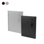 Cuaderno MILAN Shadow A4 con espiral metálica y tapa dura