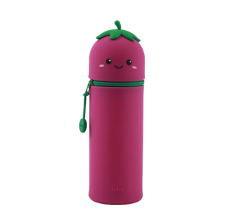 Estuche Silicona Berenjena Fresh Market iTotal con diseño de berenjena.