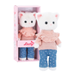 Peluche Lucky Kitty Sophie Corazones de Vaquero 38cm
