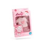 Conjunto de Ropa para Peluche Lucky Kitty Encanto Tierno