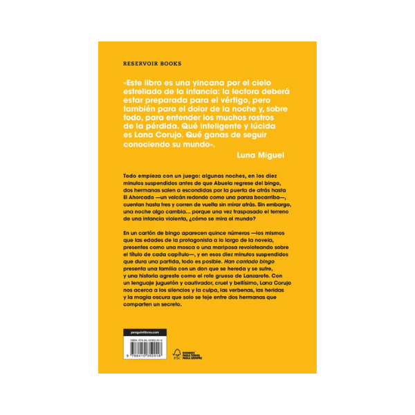 Han cantado bingo - Librería Campoamor contraportada y sinopsis del libro Han cantado bingo