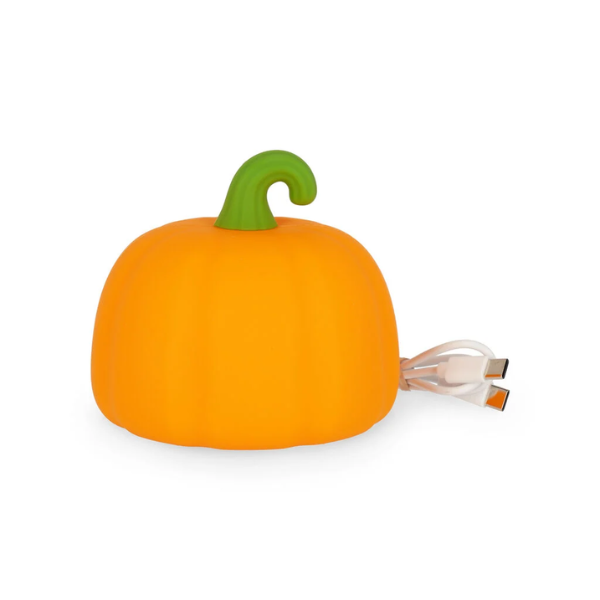 Luz Led Recargable de Silicona Halloween 2026 Legami - Librería Campoamor Lámpara recargable de calabaza con luz de colores Legami