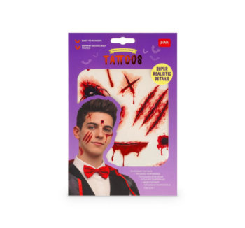Tatuajes Temporales para el Rostro y el Cuerpo Halloween 2026 Legami